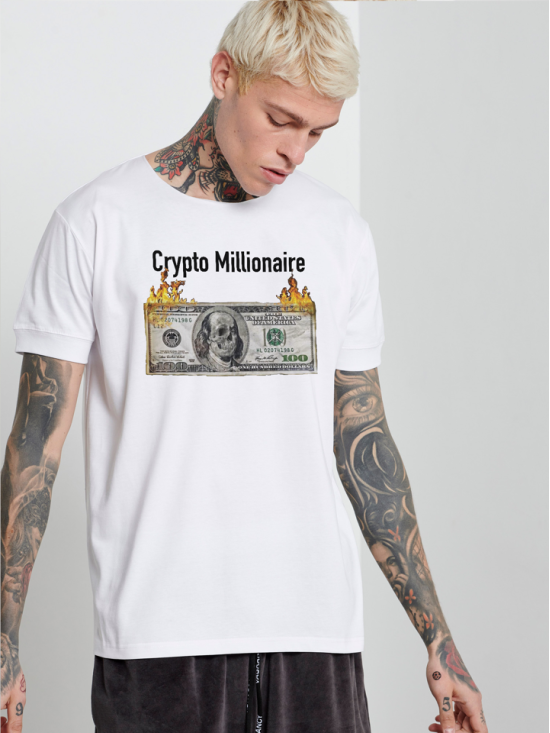 CRYPTO MILLIONAIRE T-SHIRT T-shirts
