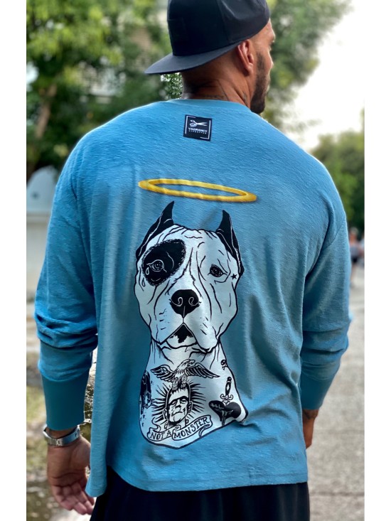 MONSTER DOG BLUE SWEATER Limited Edition