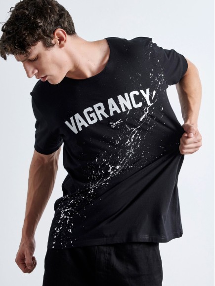 Splashed White Vagrancy T-shirt Limited Edition