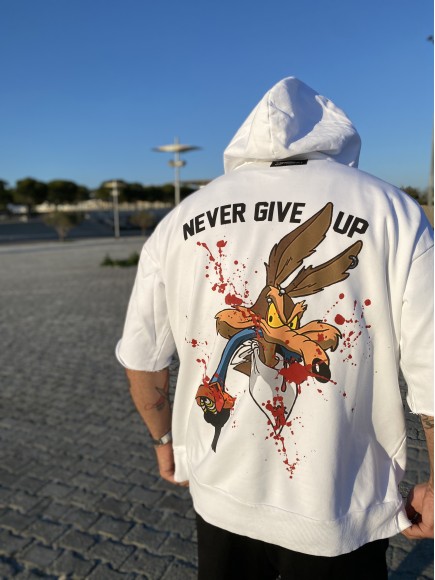 NEVER GIVE UP HOODIE ΦΟΥΤΕΡ