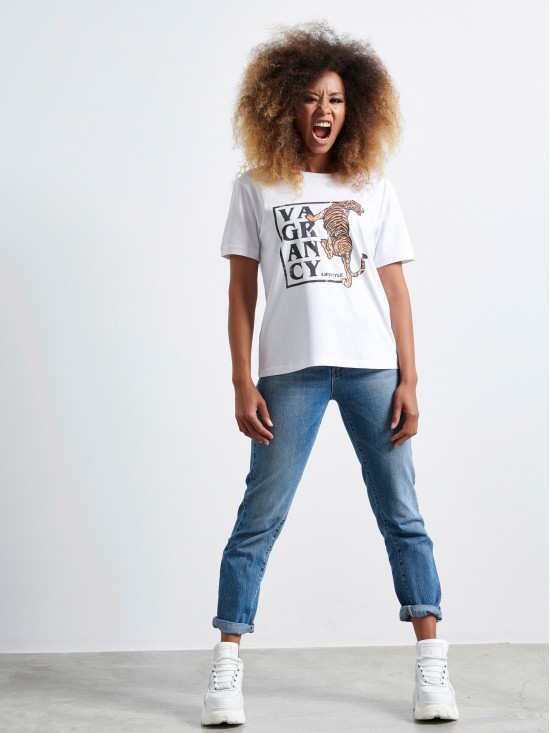 VAGRANCY GO WILD T-shirt T-shirts & Μπλουζάκια Γυναικεία