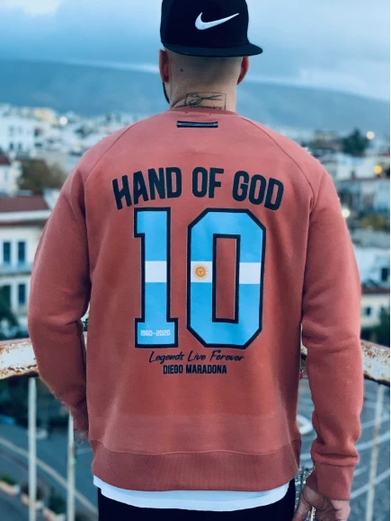 HAND OF GOD CINNAMON Sweater