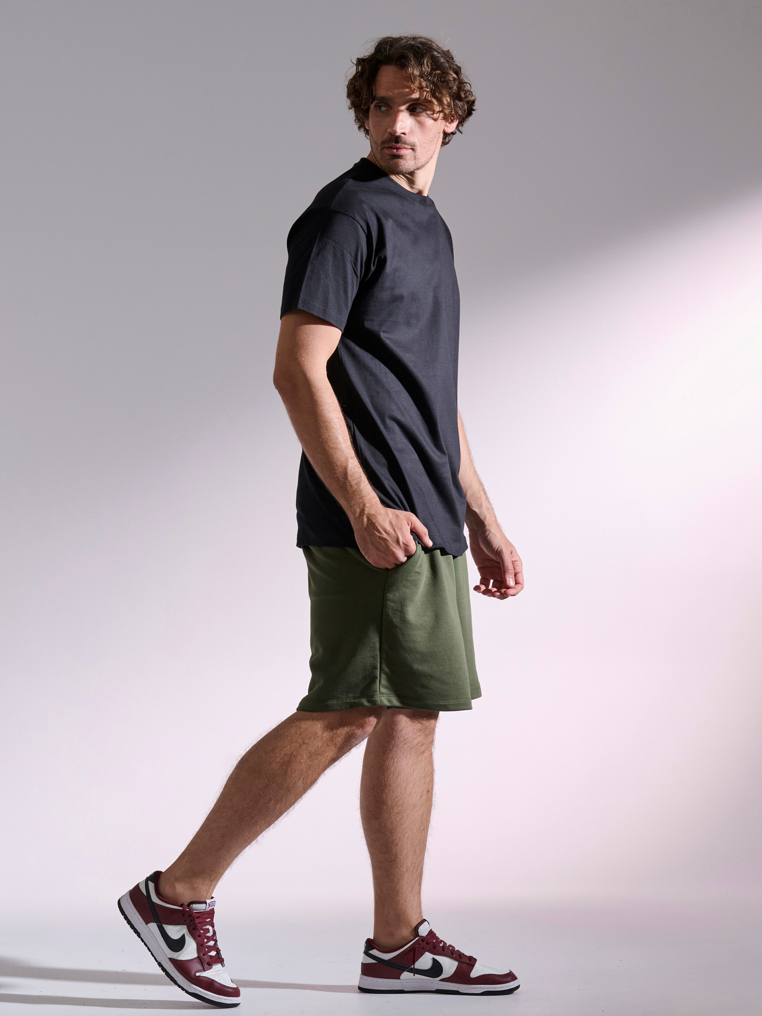 Olive sport shorts 4998