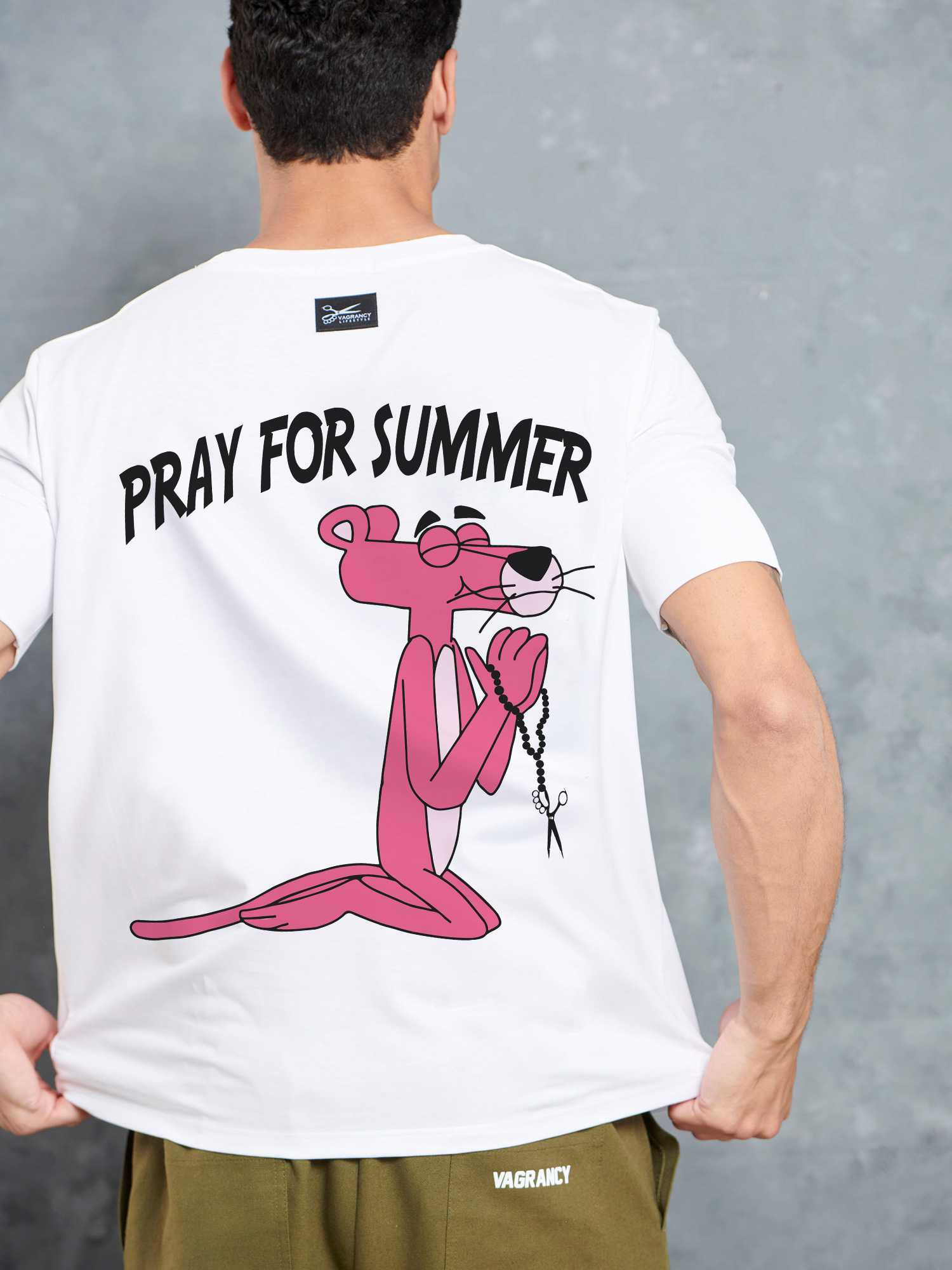Pray for summer basic t-shirt